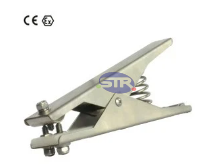 Kẹp nối đất tĩnh bằng thép không gỉ 316L chịu lực nặng đạt chuẩn ATEX với 3 đầu
